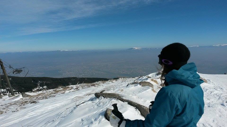 på ski i sofia vitosha mountain