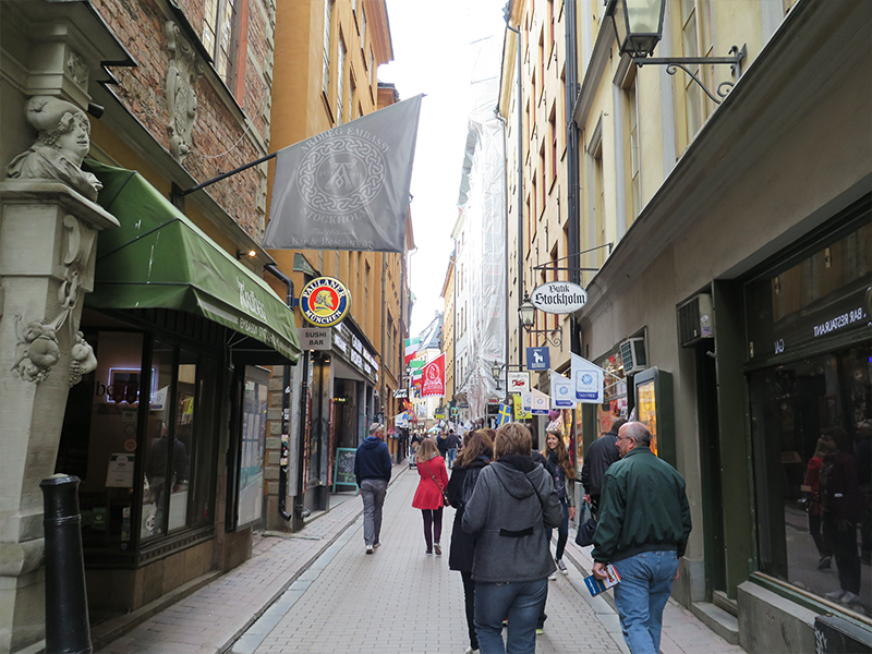 smalle gader gamla stan stockholm