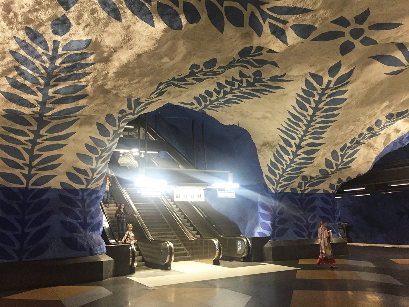 kunst i stockholm tunnelbane metro