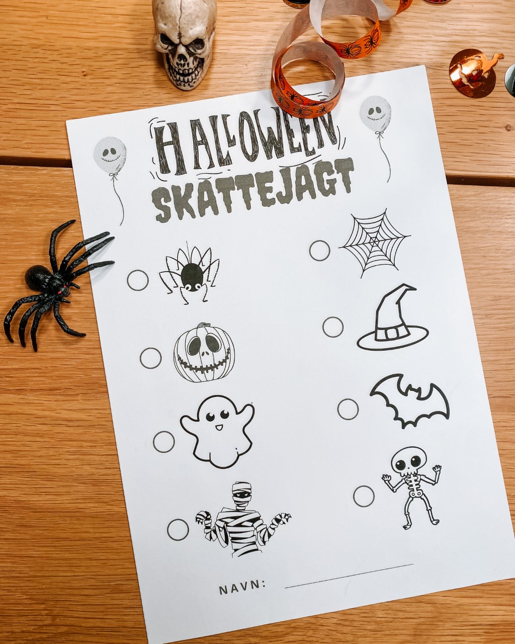 halloween skattejagt børn