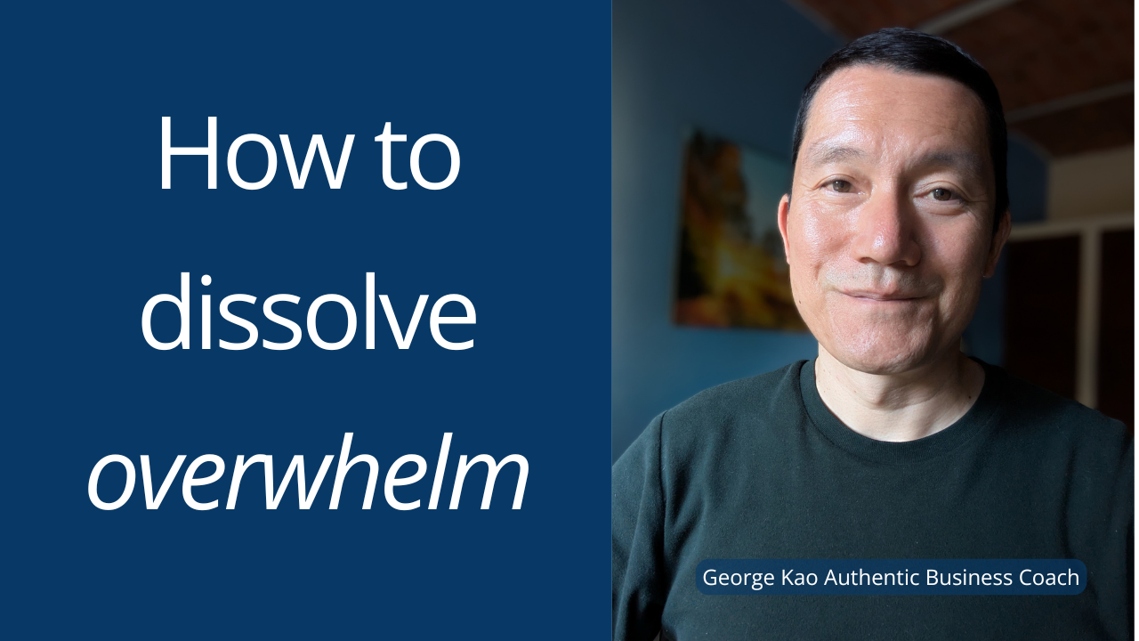 Overwhelmed? Apply Temporary Constraints. - George Kao