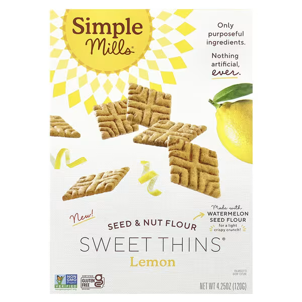 Simple Mills Lemon Thins