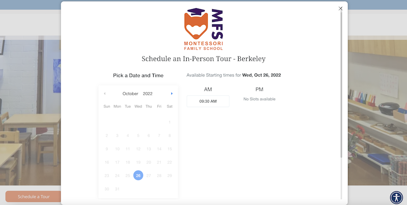 MFS Tour Scheduling 