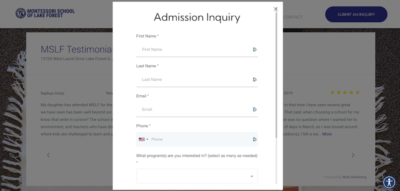 MSLF Inquiry 
