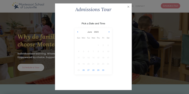MSL tour calendar