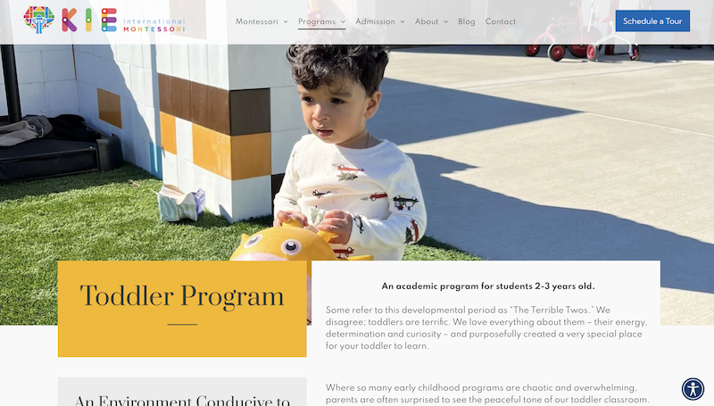 KIE Toddler Programs