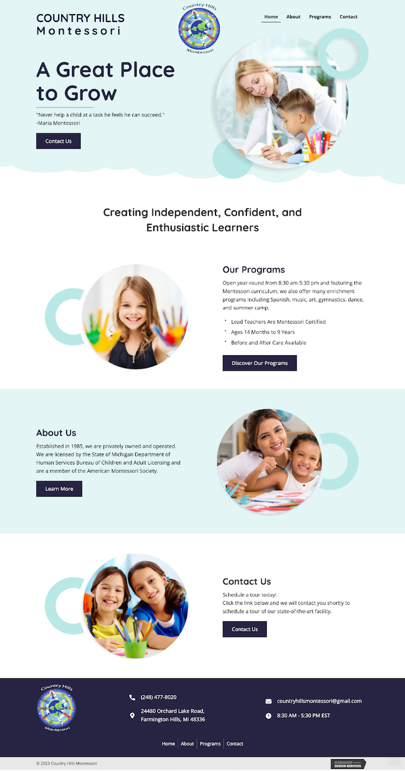 country hills homepage