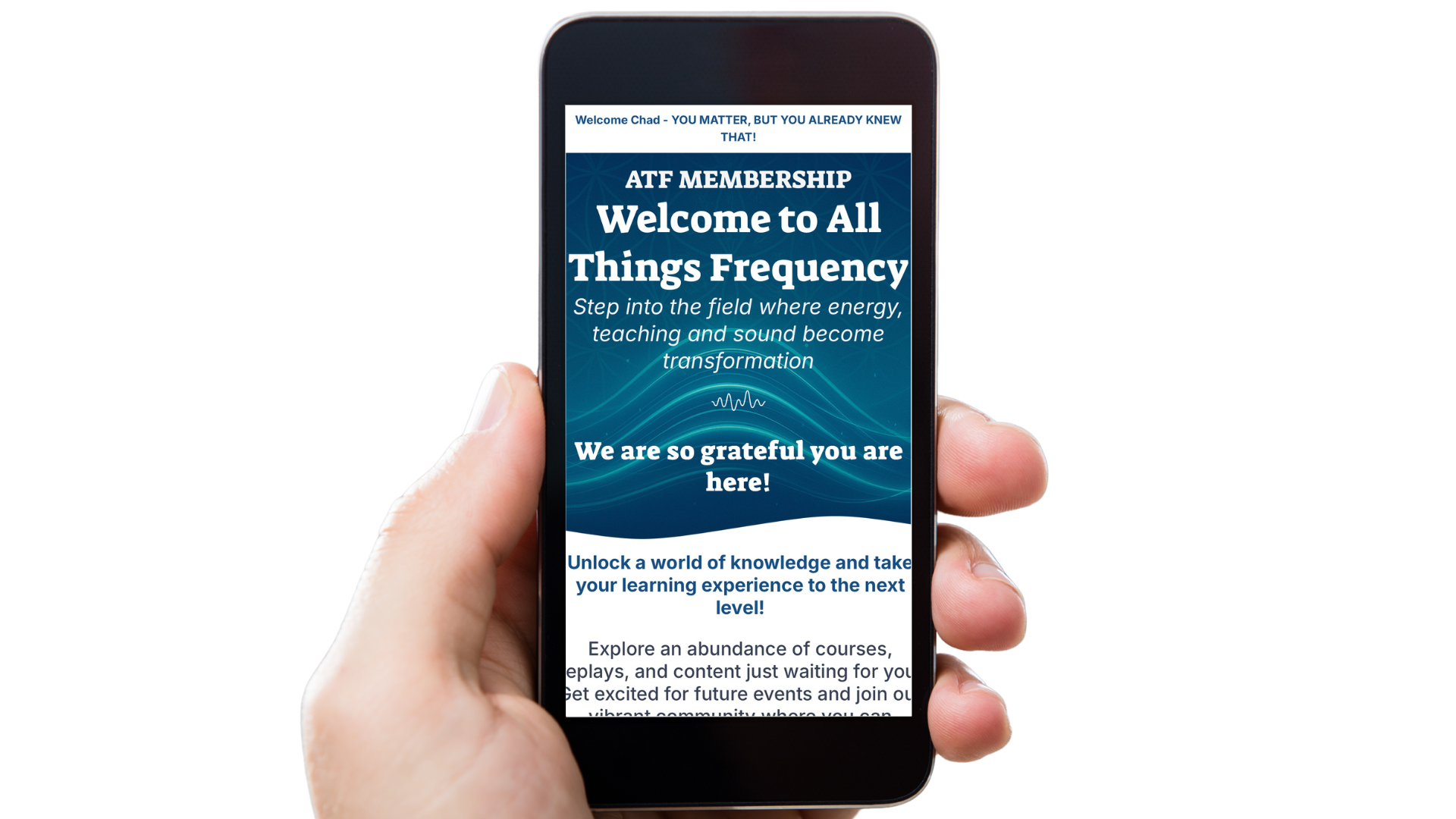 All Things Frequency on mobile