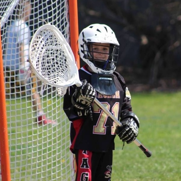Youth lacrosse goalie outlet pass