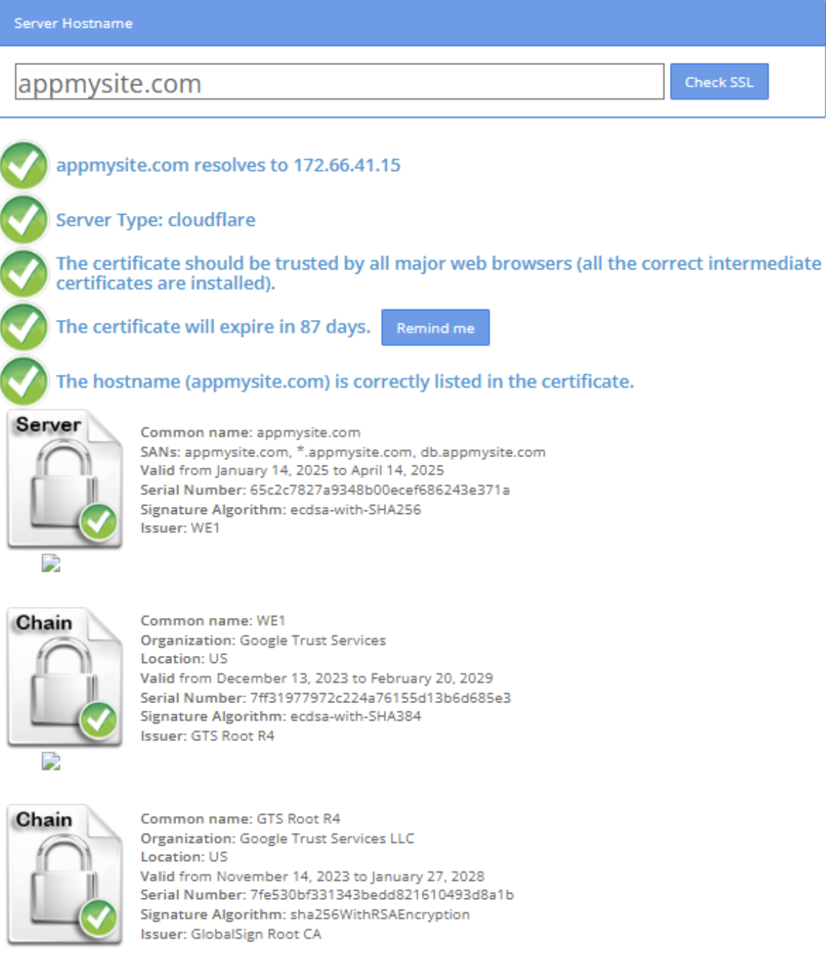 WordPress connectivity troubleshooting settings