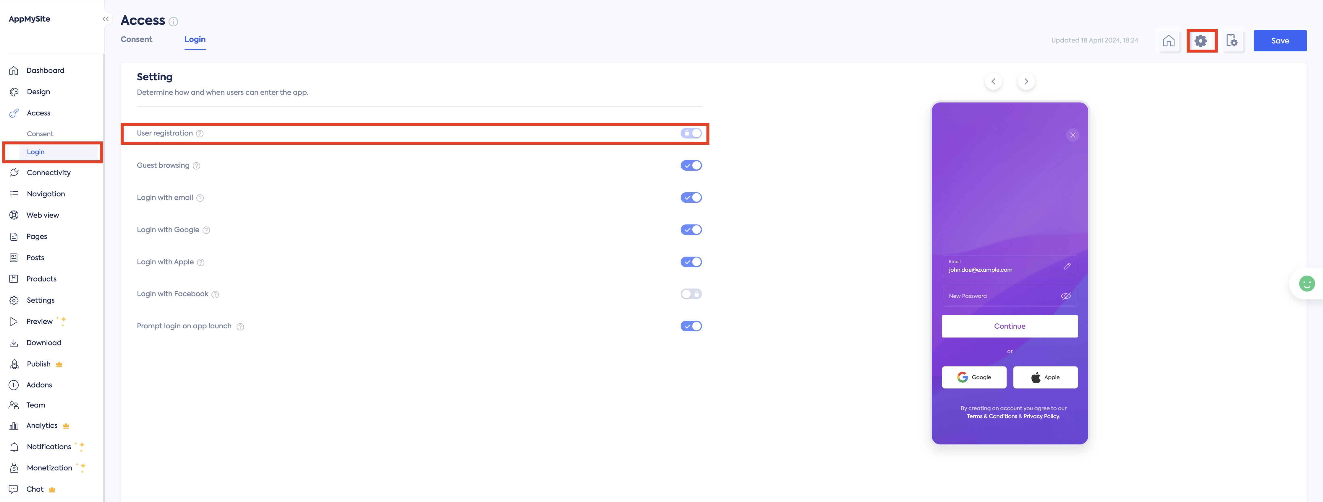 WordPress user registration settings for cart button WordPress user registration settings for cart button