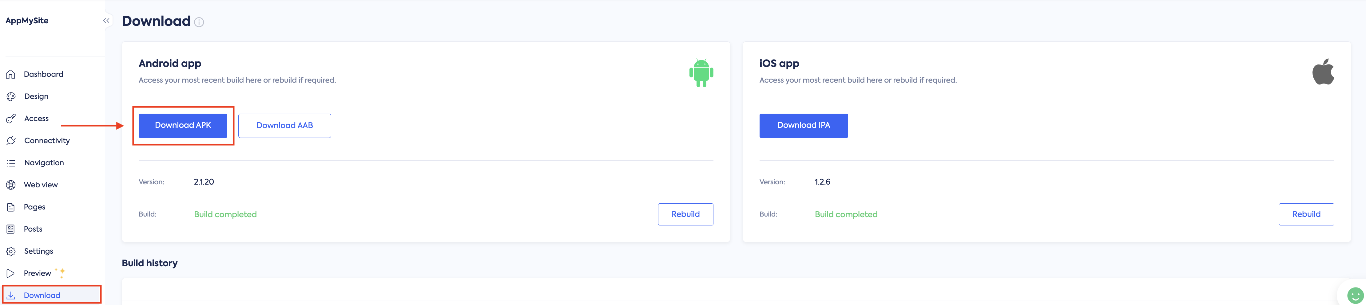 Android app splash screen download settings