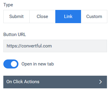 Link button type