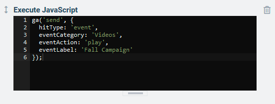 Open a widget action