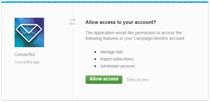 CampaignMonitor login