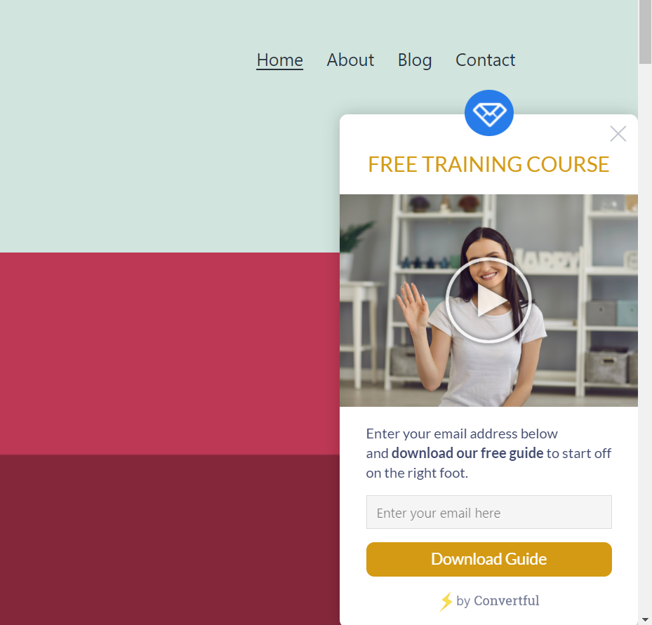 Chat bubble example