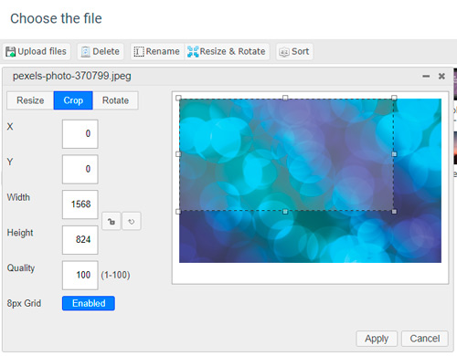Image file editor