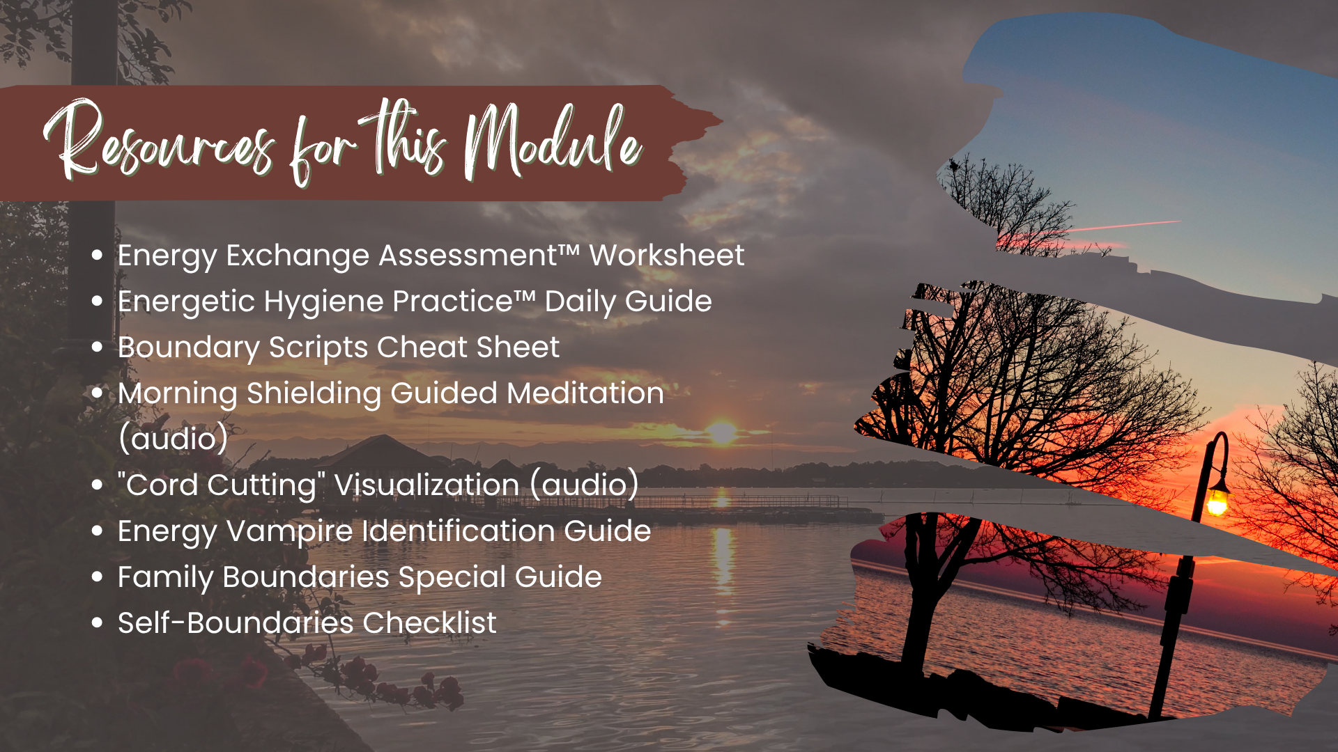 Resources for Module 15