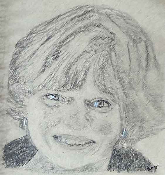 Student drawing after the course
