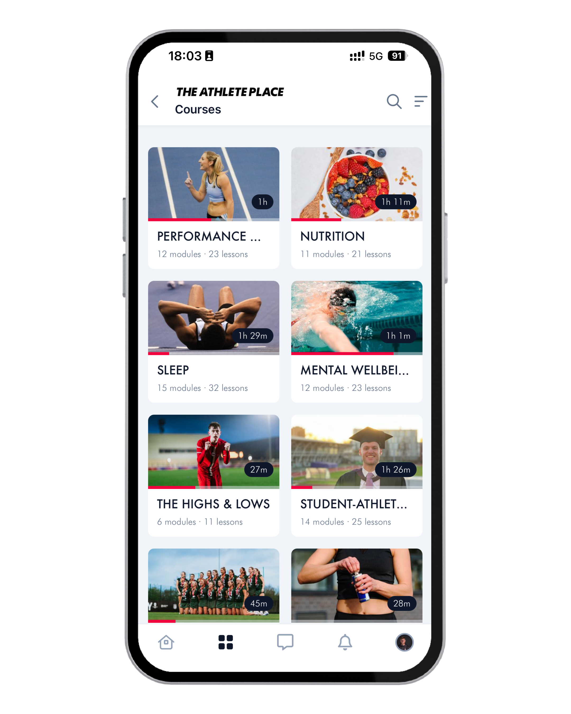 The Athlete Place app