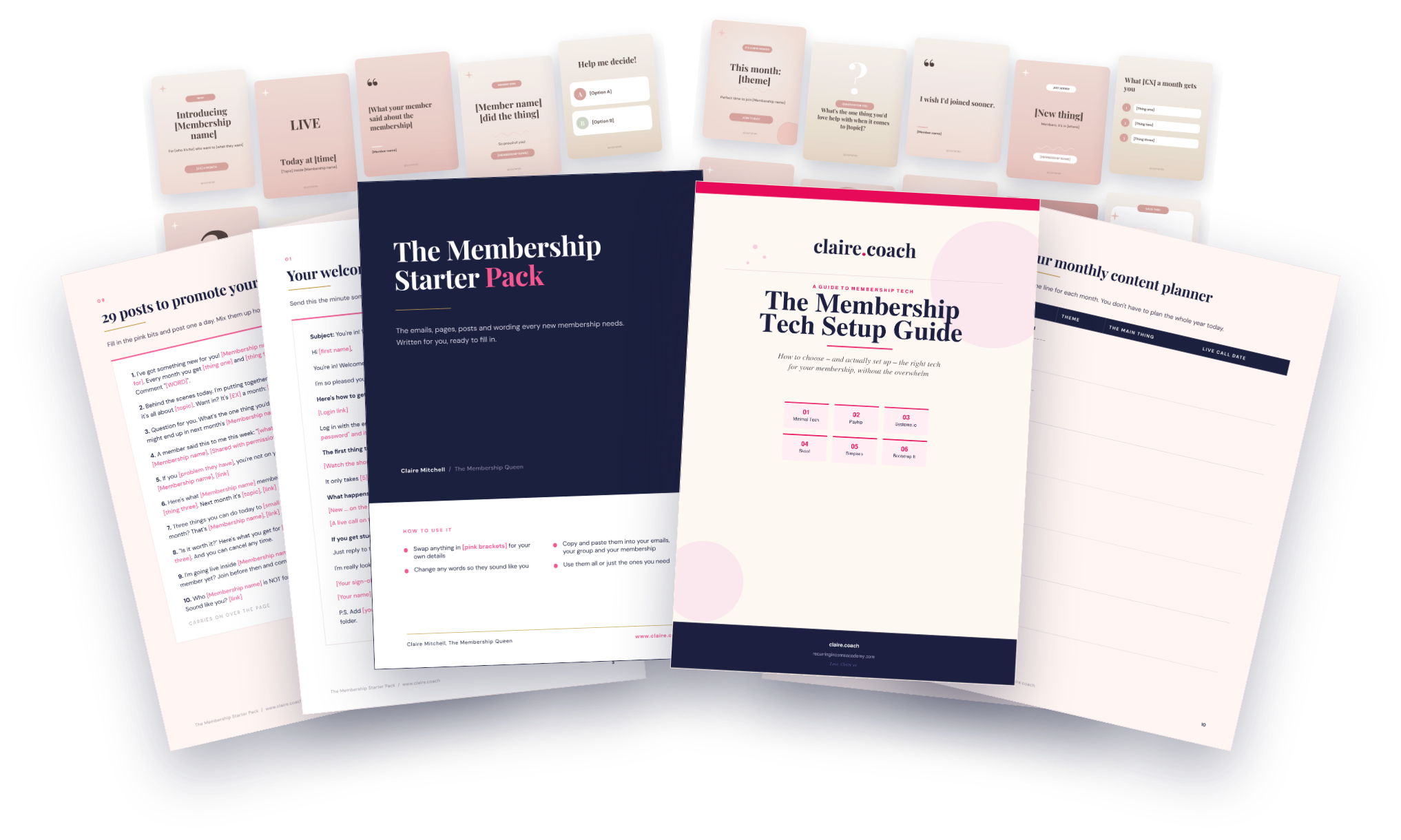 The Membership Starter Pack: the tech setup guide, the words and the promo pack