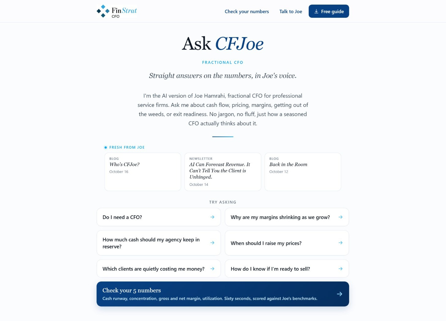 Meet Ask CFJoe