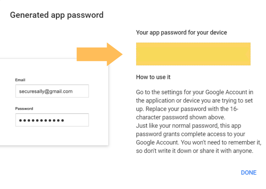 Save App Password Save App Password