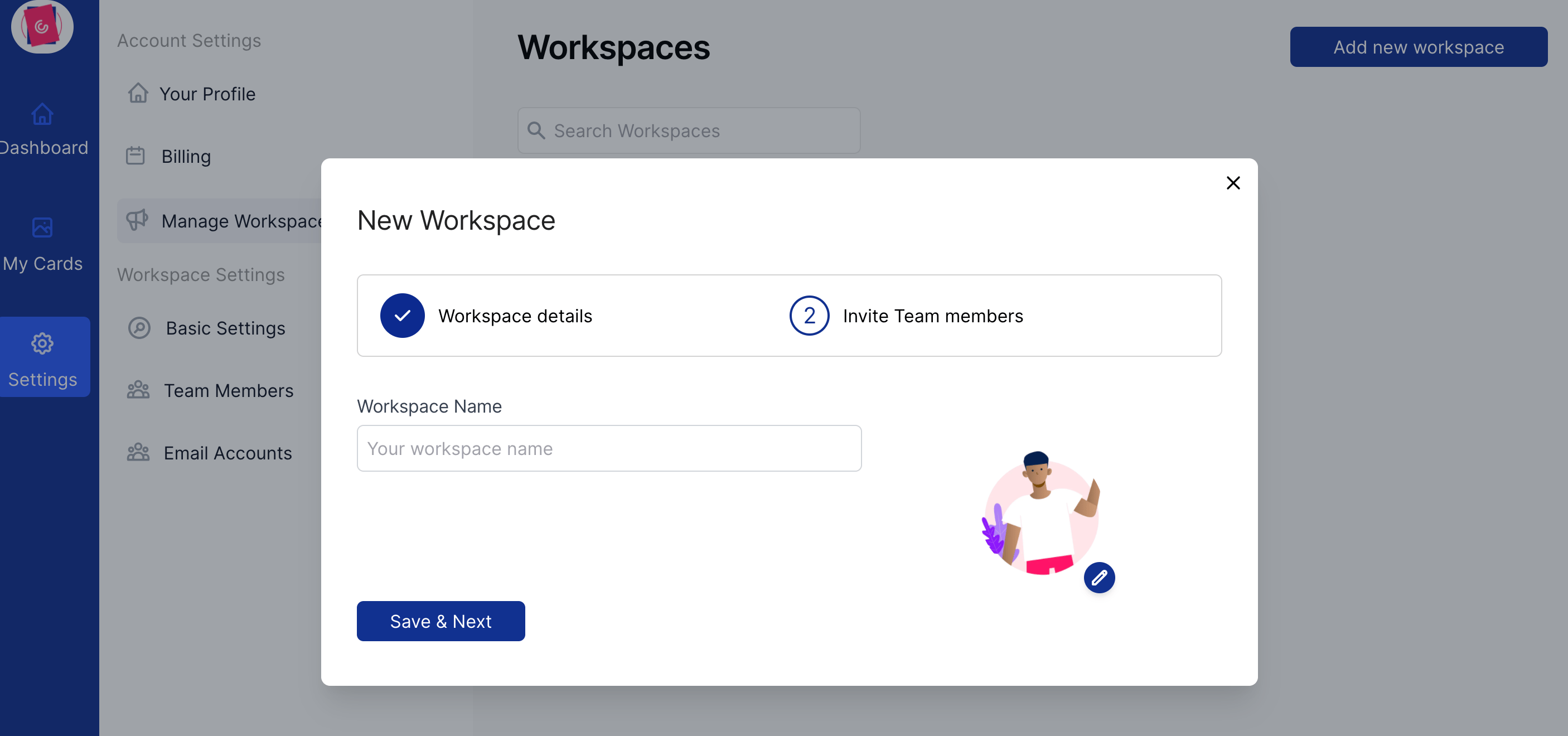 Workspace Name Setup Workspace Name Setup