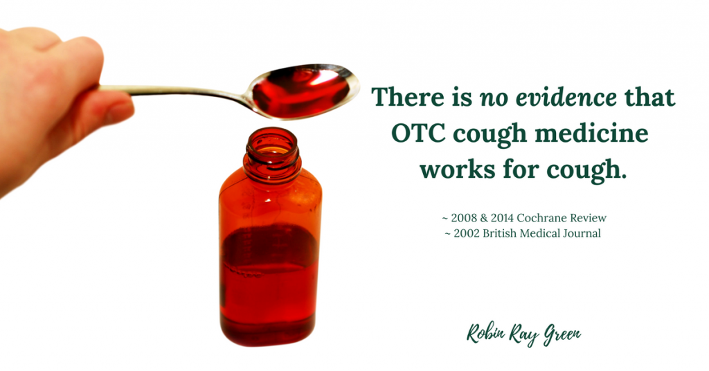 Stop child's cough naturally without OTC medicine