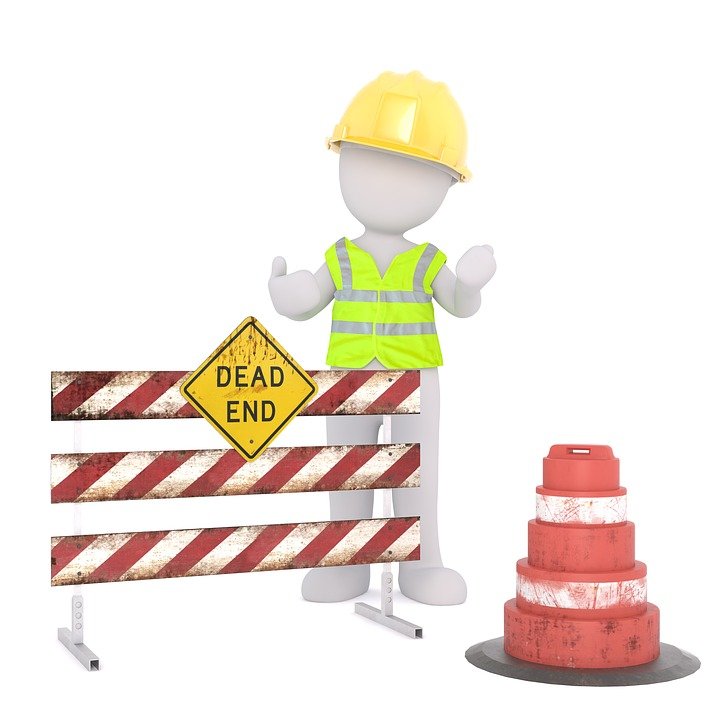 Site, Barrier, Helm, Security, Road Block, Safety Vest