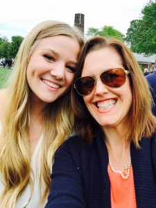 Sophie, Class of 2015, with Jessie. #graduationdayselfie