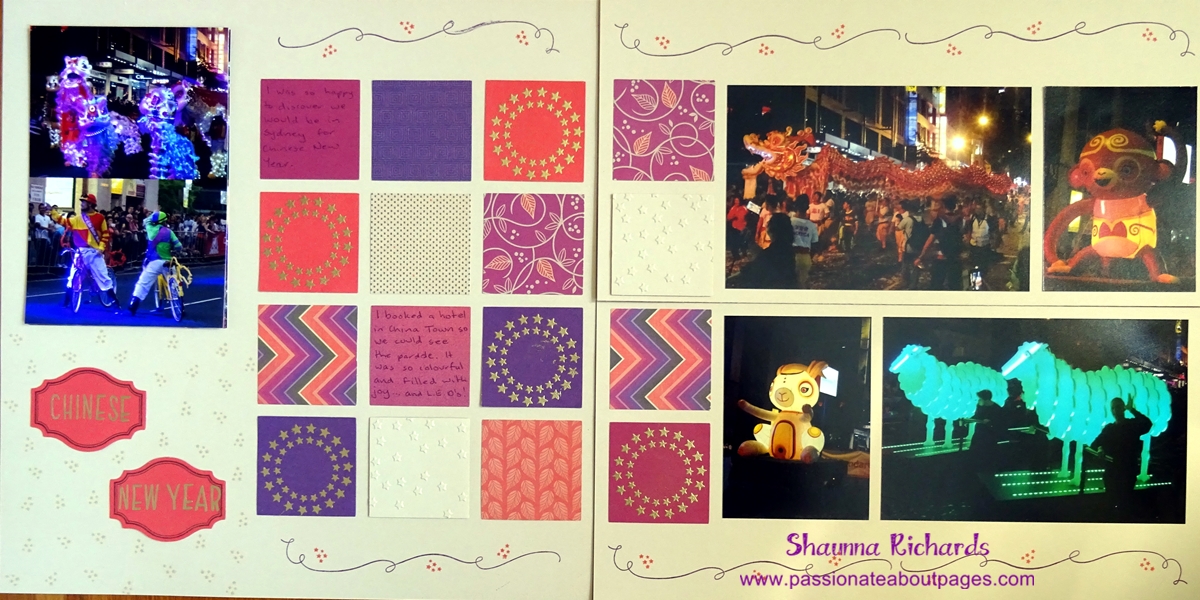 A Christmas stamp set is perfect for Chinese New Year photos! #ctmhsangria