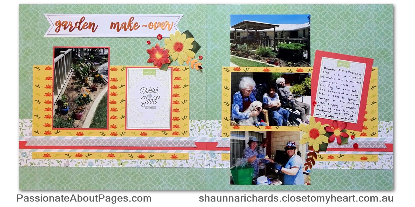 CTMH Stamp of the Month for Jan, 2018 is Bloom & Grow (S1801) with Love Letters flowers and alphabet on Chlesea Gardens paper. Order yours at www.shaunnarichards.ctmh.com.au.