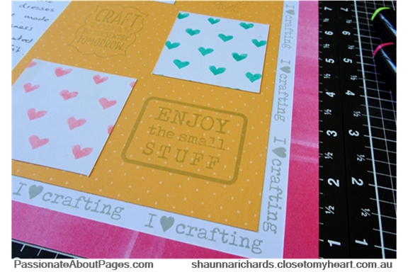 S1808 For the Love of Crafting stamp set is available during August, 2018 only at www.shaunnarichards.closetomyheart.com.au. All crafters need this one in their stash.