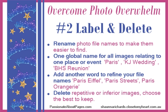 Overcome Digital Photo Overwhelm - Learn how to make the overwhelming task of sorting and selecting digital images doable