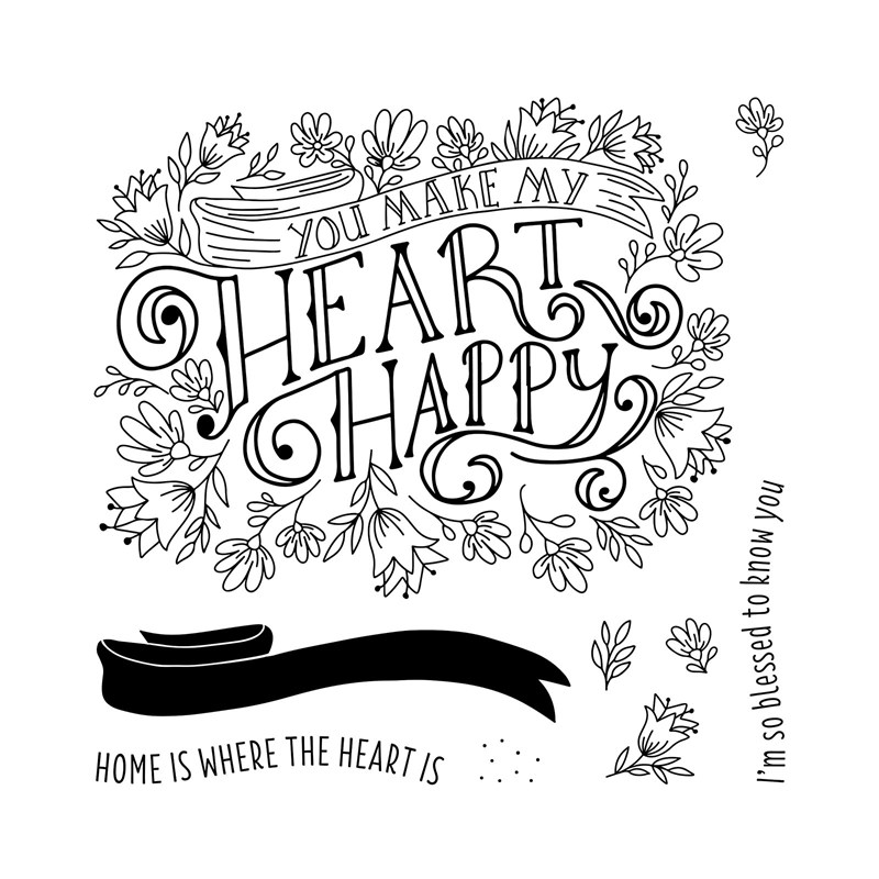S1902 Heartfelt Sentiments- February 2019's Stamp of the Month from Close To My Heart. Order yours from www.shaunnarichards.ctmh.com.au during Feb 2019