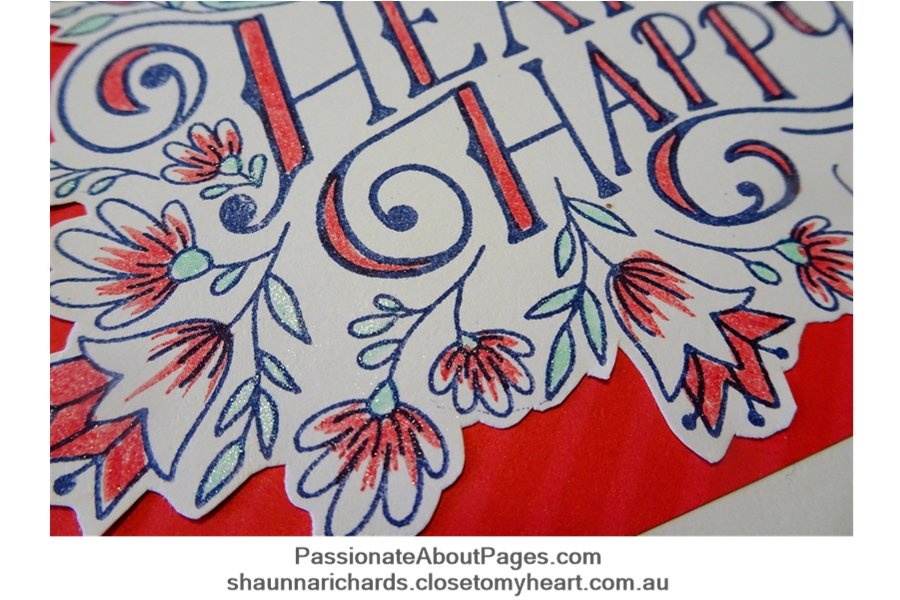 Record the things you love using Heart Happy papers(CC2193) and S1902 Heartfelt Sentiments- February 2019's Stamp of the Month from Close To My Heart. Order yours from www.shaunnarichards.ctmh.com.au during Feb 2019