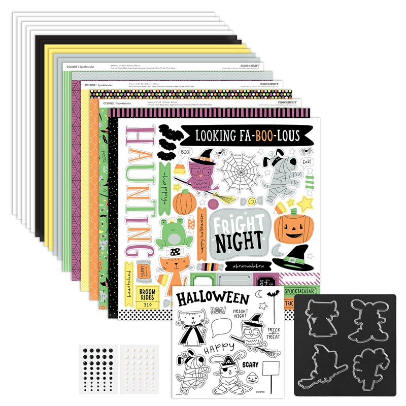 Close To My Heart’s Spooktacular collection adapts brilliantly to a variety of scrapbook themes and card designs.  Order your collection at www.shaunnarichards.closetomyheart.com.au before the end of October 2019