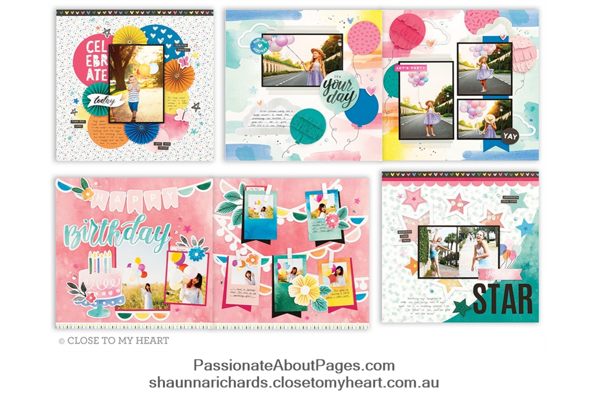Close To My Heart’s Celebrate Today collection adapts brilliantly to a variety of scrapbook themes and card designs. Order your collection at www.shaunnarichards.closetomyheart.com.au before the end of February 2020