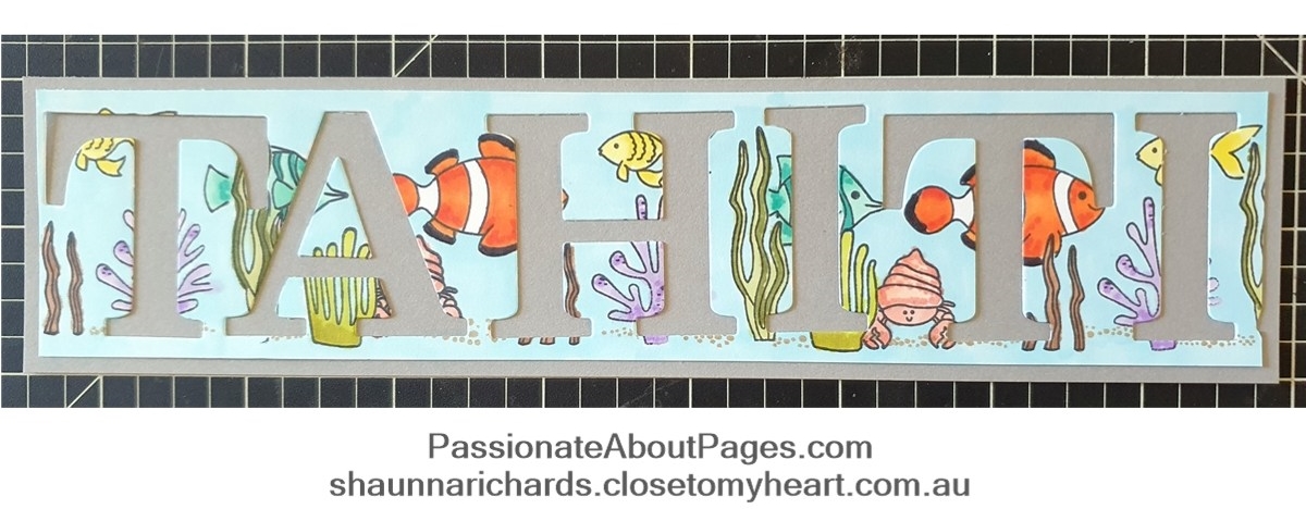 Create your own ocean scene with O-fish-ally Awesome (S2004) – April 2020's Stamp of the Month from Close To My Heart. Perfect for scrapbookers and card makers. Order yours from https://shaunnarichards.closetomyheart.com.au/ during April 2020