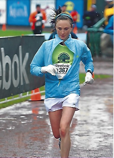 Bay State Marathon finishing photo