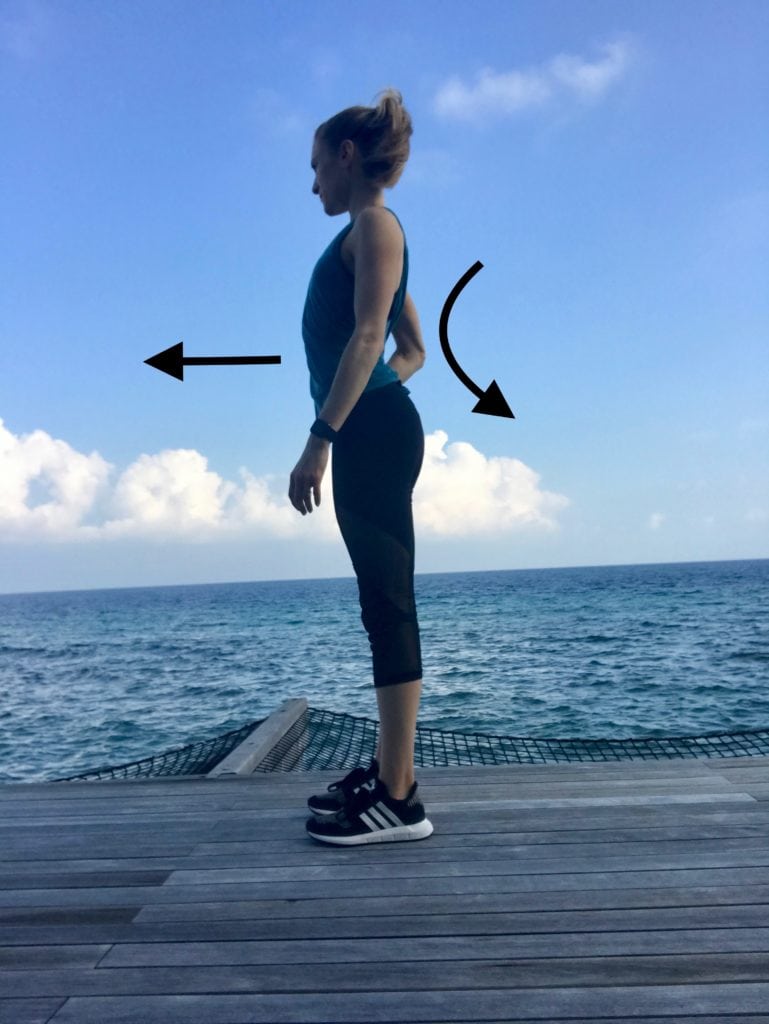 example of anterior pelvic tilt posture