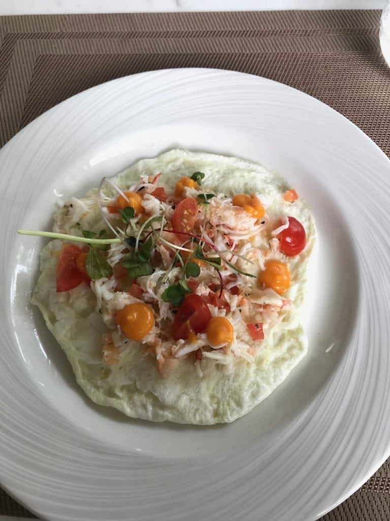 omelette from alba st regis maldives