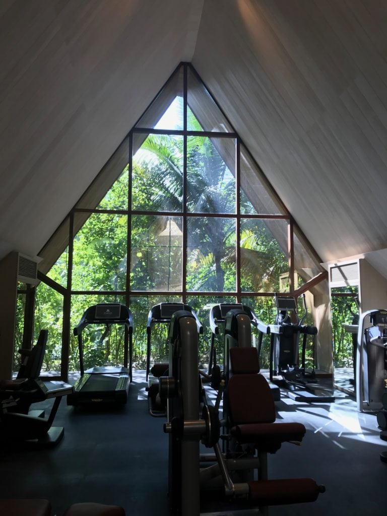 fitness room st regis maldives