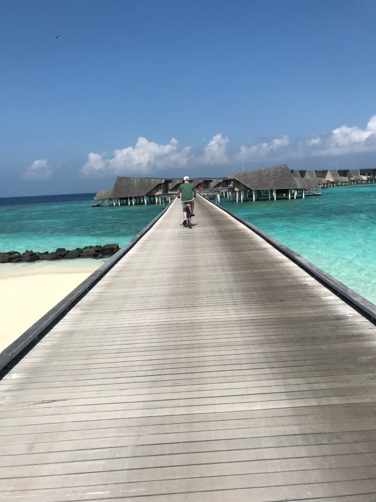 st. regis maldives, overwater villas
