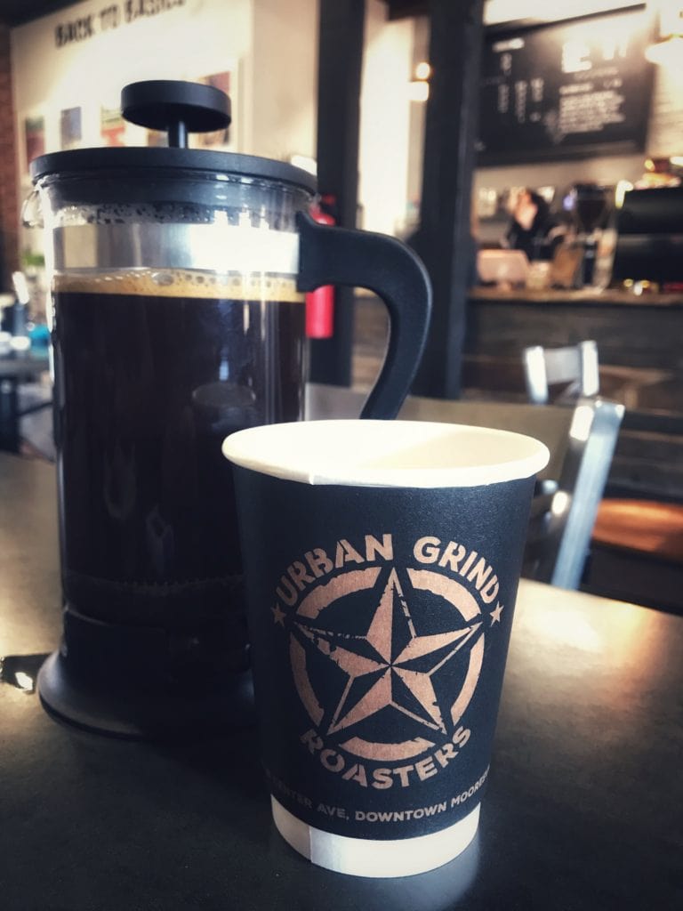 urban grind, french press, coffee, coffee shop