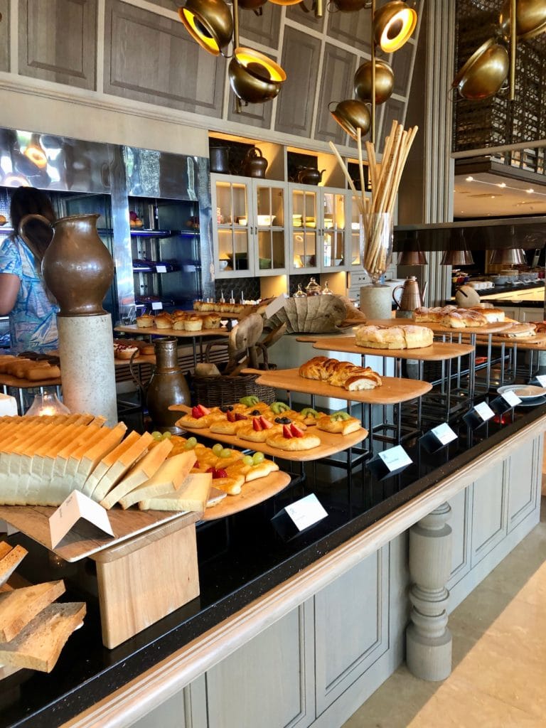 St. Regis Maldives breakfast buffet