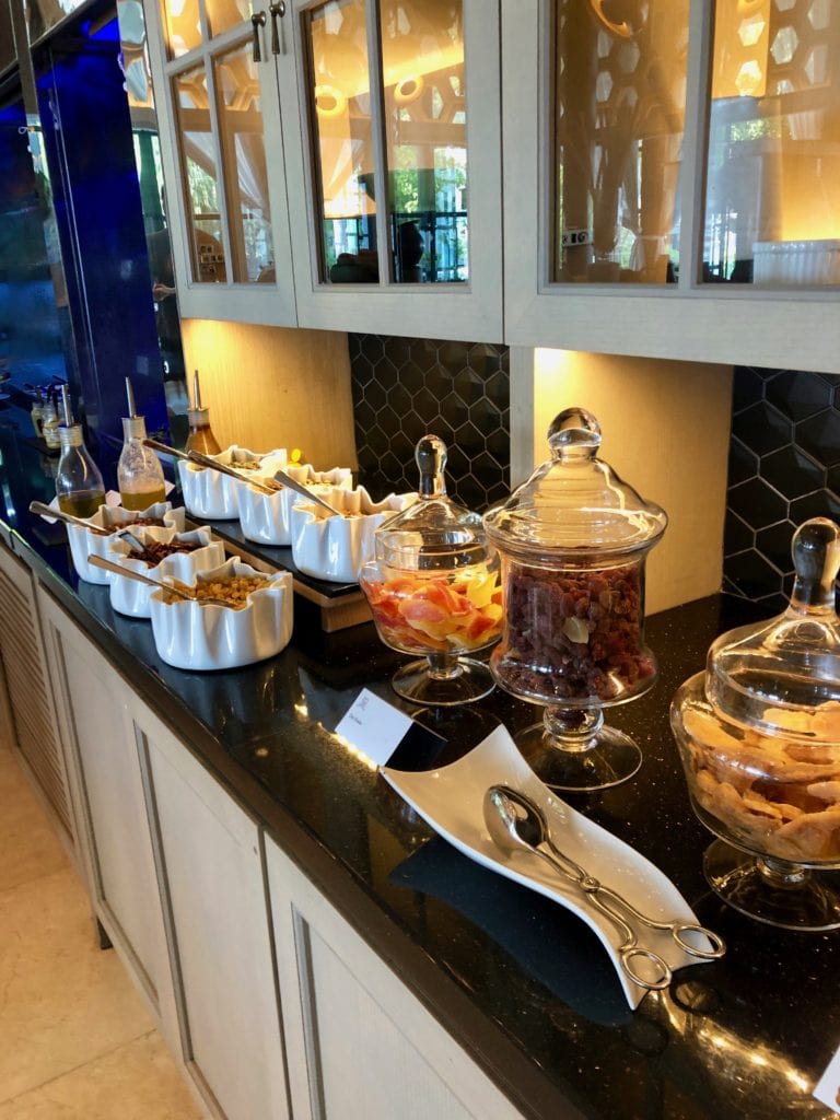 St. Regis Maldives breakfast buffet