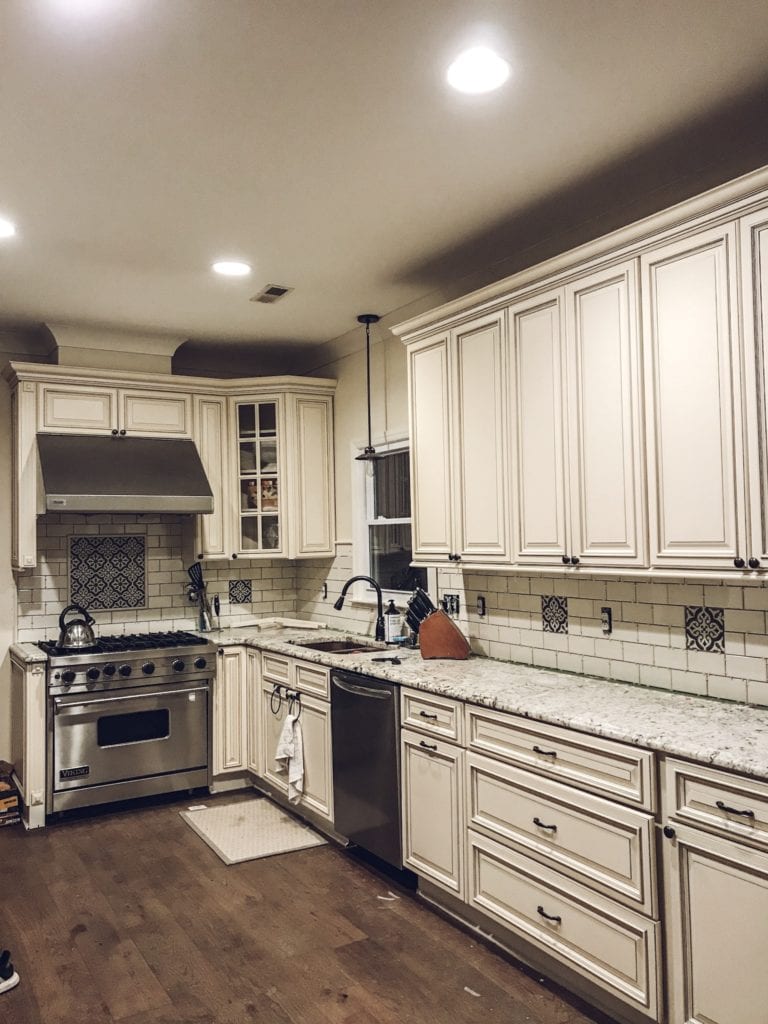 kitchen backsplash DIY