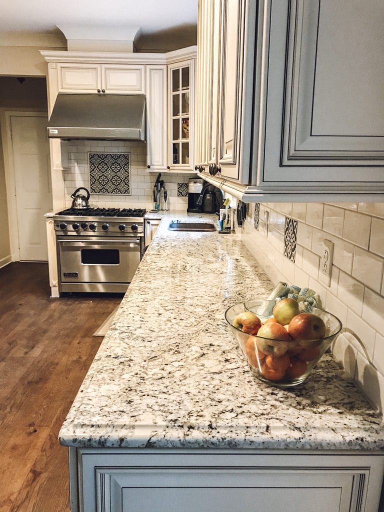 DIY kitchen backsplash